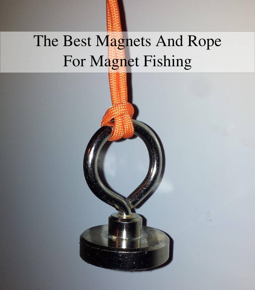 Wukong 290LB Fishing Magnet with Rope x 66ft 132KG Pulling Force Super Strong Neodymium Magnet with Heavy Duty Rope & Carabiner for Magnet Fishing and Retrieving in River 60mm Diameter 
